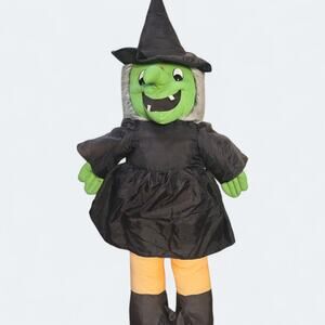Vintage Goffa 52" JUMBO Halloween Witch Hanging Decoration